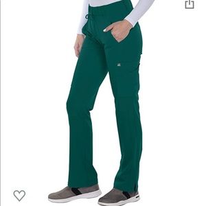 Grey's Anatomy Olivia Cargo Scrub Pant Kelly Green